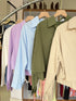WANWAN Ladies Long Sleeves Crop Shirts